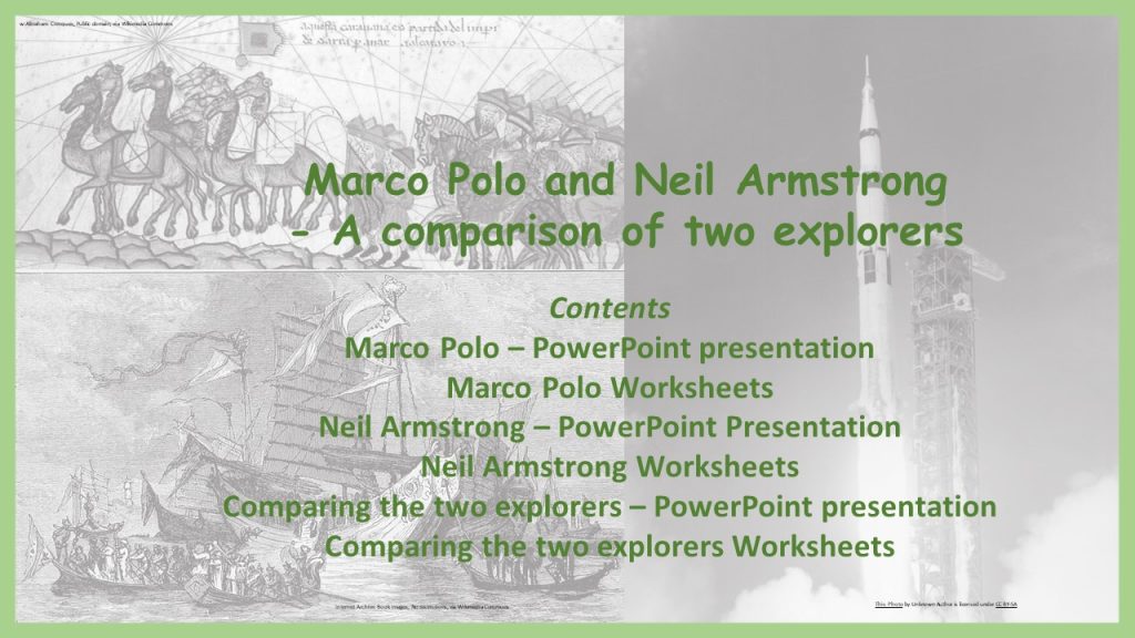 Marco Polo and Neil Armstrong Age 5 to 7 Theme